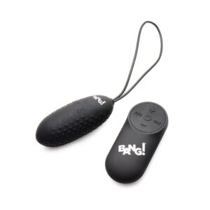 28X Bumpy Silicone Egg - Black