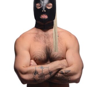 Blonde Ponytail Bondage Hood