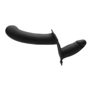 28X Double Diva 1.5" Double Dildo w/ Harness & R/C - Black