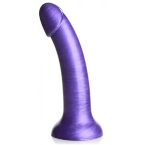 G-Tastic 17,8cm / 7 inch Metallic Silicone Dildo - Purple