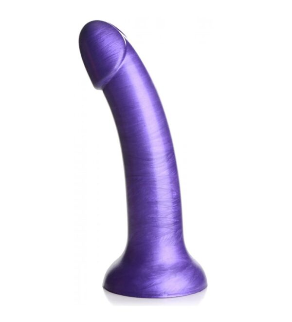 G-Tastic 17,8cm / 7 inch Metallic Silicone Dildo - Purple
