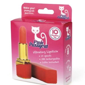 Pink Pussycat Vibrating Lipstick - Red