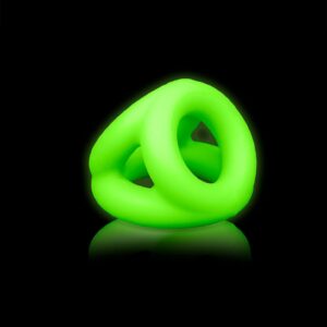 Cock Ring & Ball Strap - Glow in the Dark - Neon Green