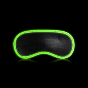 Eye Mask - Glow in the Dark - Neon Green/Black