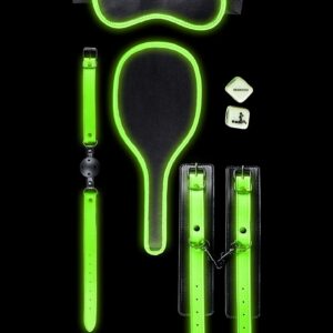 Bondage Kit #1 - Glow in the Dark - Neon Green/Black