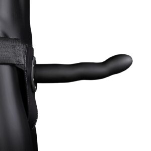 Curved Hollow Strap-on - 8&apos;&apos; / 20 cm - Black