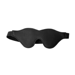 Zwart fleece gevoerde blinddoek