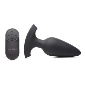 Laser Heart Large Anal Plug with Remote Control