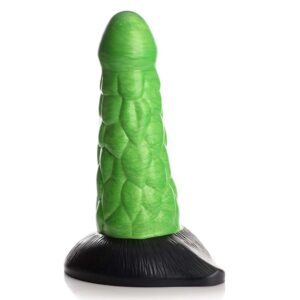 Radioactive Reptile Thick Scaly Silicone Dildo