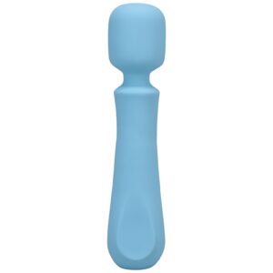 Euphoria - Rechargeable Silicone Wand Vibe - Blue