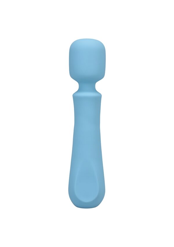Euphoria - Rechargeable Silicone Wand Vibe - Blue