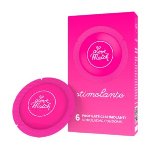 Stimolante - Condooms met Structuur - 6 Stuks