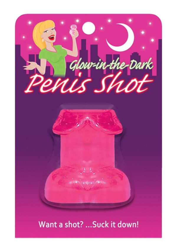 Glow-in-the-Dark Penis Shot - Pink