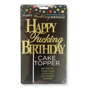 Happy F&apos;ing Birthday Cake Topper