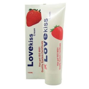 love kiss aarbei glijmiddel 100ml.