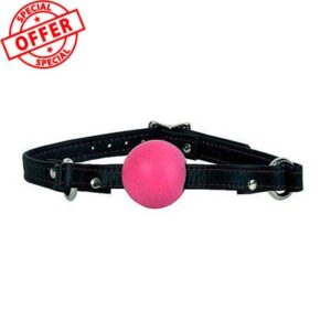 mondknevel met rubberen bal