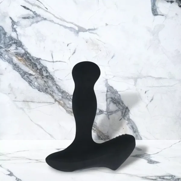 Zwarte Siliconen Beat Remote Control Vibrator voor Mannen van Nexus