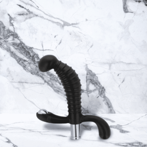 Zwarte Siliconen Vibro Vibrator voor Mannen van Nexus