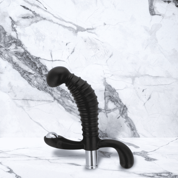 Zwarte Siliconen Vibro Vibrator voor Mannen van Nexus