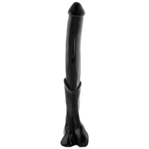 paarden dildo - zwart