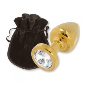 rosebuds crystal gold anaal plug - klein