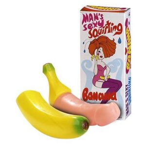 spuitende banaan dildo