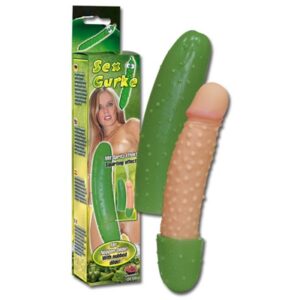 spuitend komkommer dildo