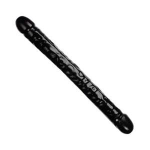 dubbele dildo - zwart