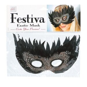 veren masker - zwart
