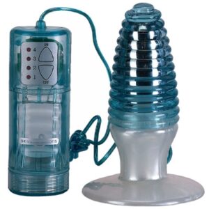 vibrerende waterproof swirl anaal plug