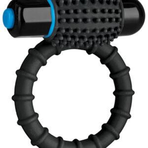 Zwarte Vibrerende Cockring