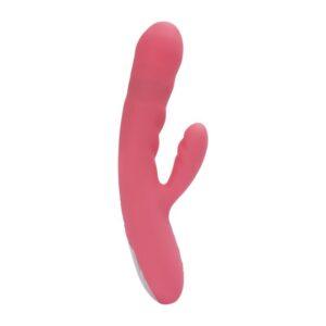 SVAKOM - Avery Thrusting Rabbit Vibrator - Aardbei Roze