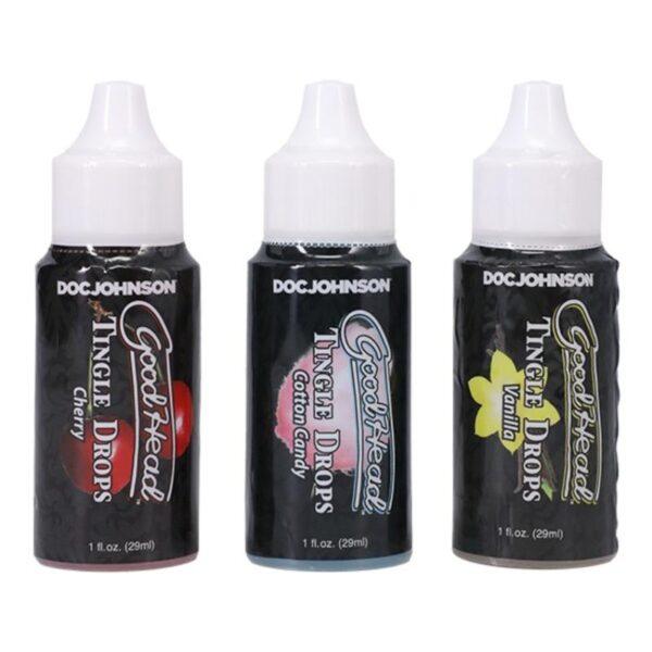 Doc Johnson - GoodHead Tingle Drops 3 smaken - 29 ml