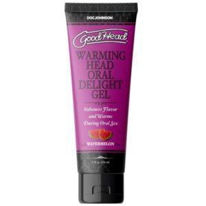 Doc Johnson - GoodHead Warming Oral Delight Gel - Watermeloen - 118 ml