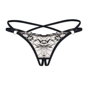 Obsessive - Vila Blanes Kruisloze String - Zwart