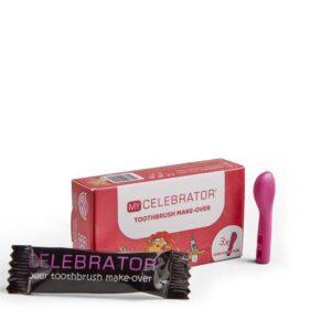 My Celebrator - Tandenborstel Make-Over Driedelige Set - Roze