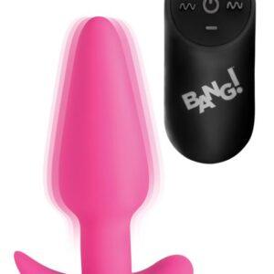 BANG! - Vibrerende Anaalplug met Afstandsbediening - Roze