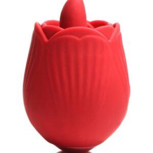 BLOOMGASM - French Rose Lik- en Vibratiestimulator - Rood