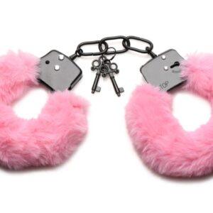 XR Brands - Cuffed in Fur Handboeien - Roze