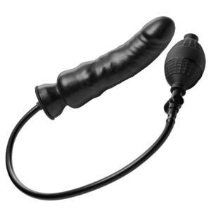 XR Brands - Renegade Opblaasbare Dildo - Zwart