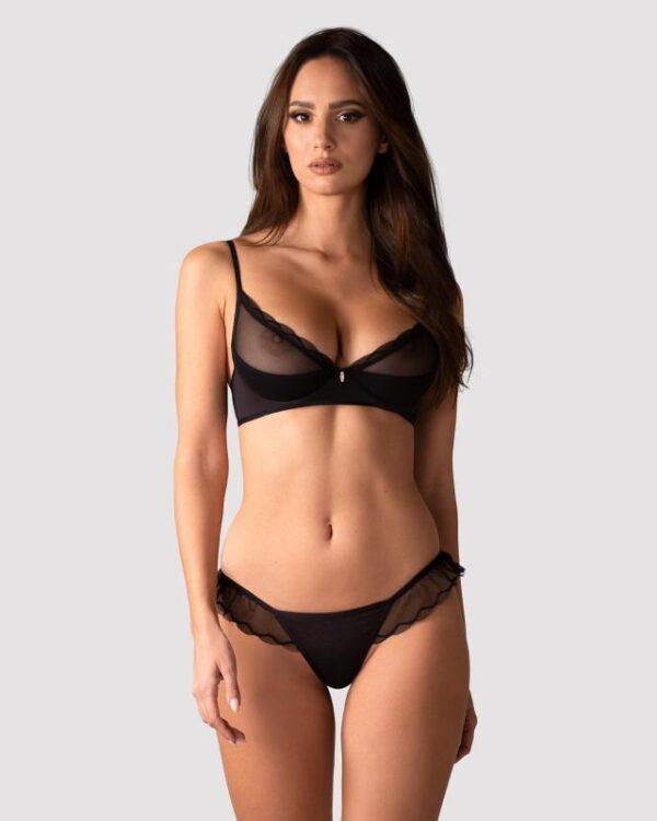 Obsessive - Stelisa 2-Delige BH Set - Zwart