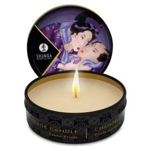 Shunga - Massagekaars Exotic Fruits/Libido - 30 ml