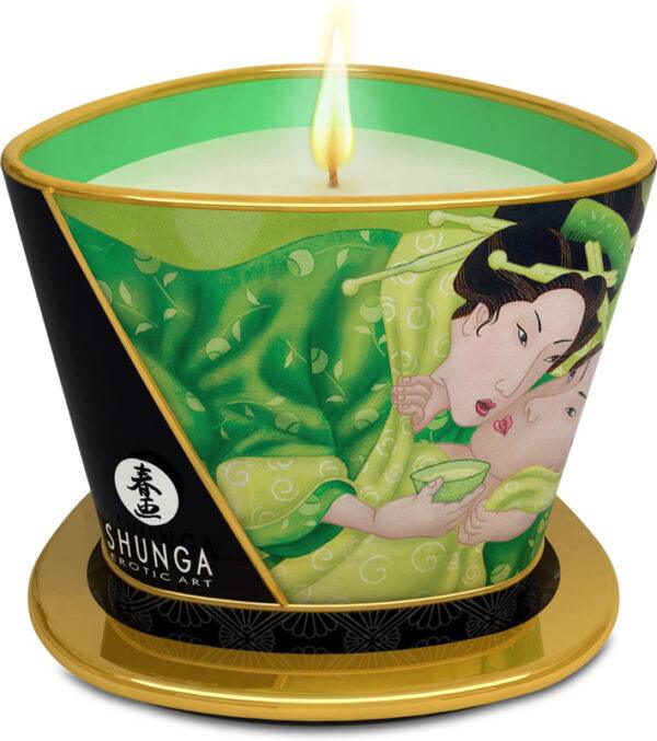 Shunga - Massagekaars Zenitude/Exotic Green Tea
