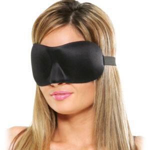 Satijnen Love Mask Deluxe - Zwart