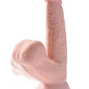 King Cock Plus Realistische Dildo Met Bewegende Balzak - 19.5 cm