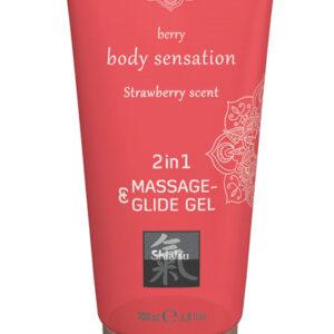 Massage- & Glide Gel 2 in 1 - Aardbei