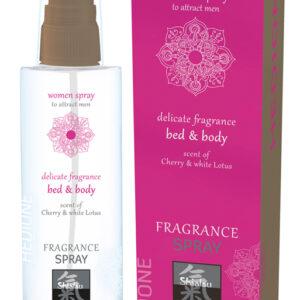 Feromonen Bed & Body Spray Voor Vrouwen - Kers & Witte Lotus