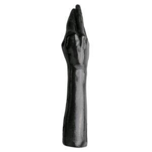 Zwarte realistische fisting dildo