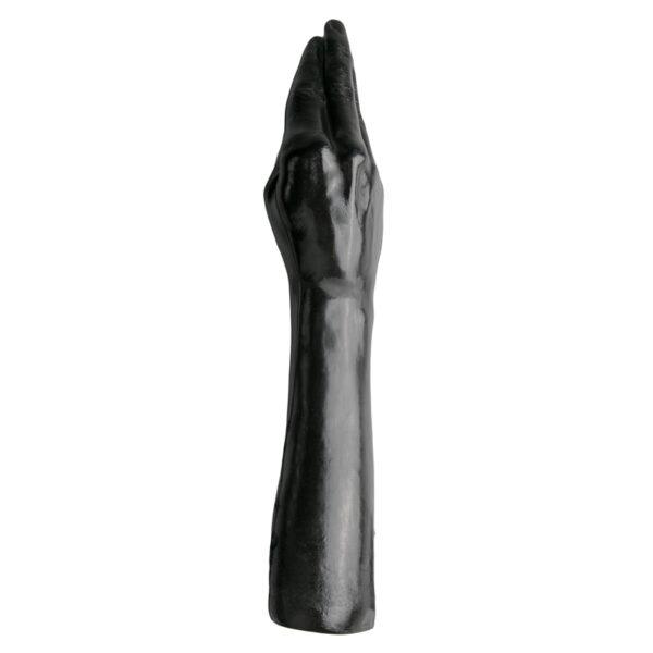 Zwarte realistische fisting dildo