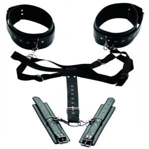 Easy Access Bondageharnas Met Hand- En Enkelboeien